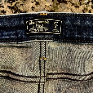Abercrombie and Fitch high-rise skinny jeans